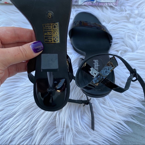 Jeffrey Campbell Black Open Toe Heels - Picture 6 of 6